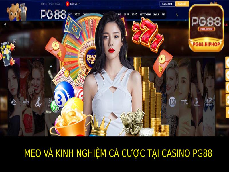 Casino PG88 - Trò Chơi Đỉnh Cao, Thưởng Lớn Hấp Dẫn Những Mẹo và Kinh Nghiệm Chơi Cá Cược Tại Casino Pg88 Hiệu Quả