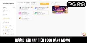 Hướng Dẫn Nạp Tiền PG88 Bằng Momo Chi Tiết Cho Dân Chơi