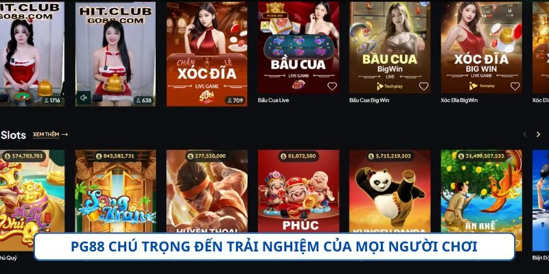 PG88 – Nền Tảng Cá Cược Trực Tuyến Dành Cho Người Chơi 18+ Nền tảng rất chú trọng vào tốc độ tải trang khi người chơi truy cập